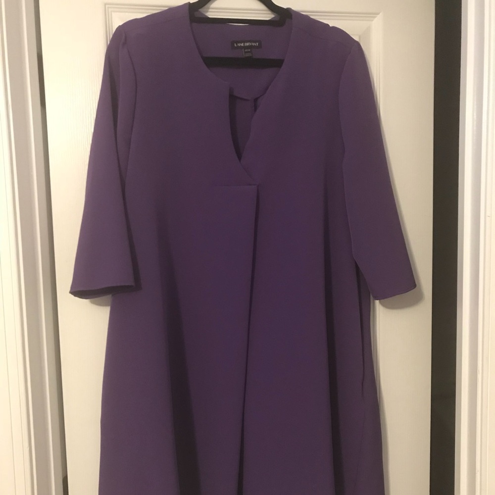 Purple A-Line dress
